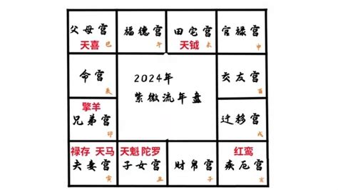 2024流年免費算|震豐八字：紫微斗數2024流年命盤詳解